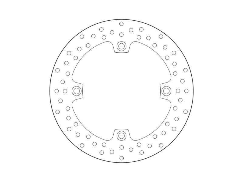 BREMBO Bremsscheibe für Motorräder 674946 Fest