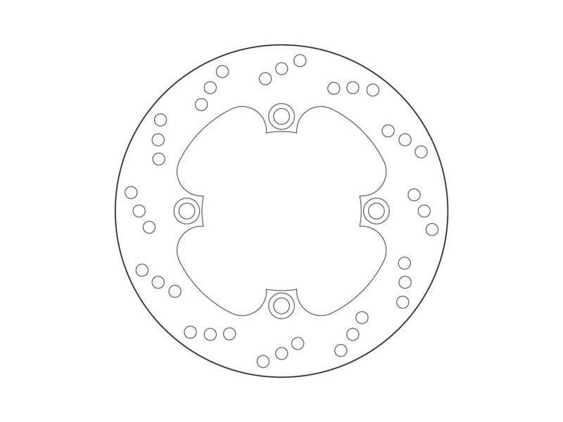 BREMBO Bremsscheibe für Motorräder 674857 Fest