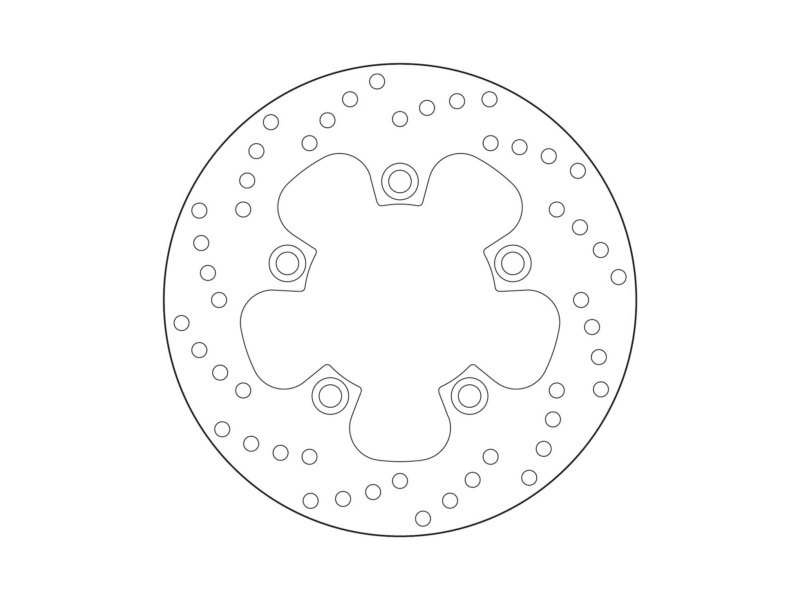 BREMBO Bremsscheibe für Motorräder 674853 Fest