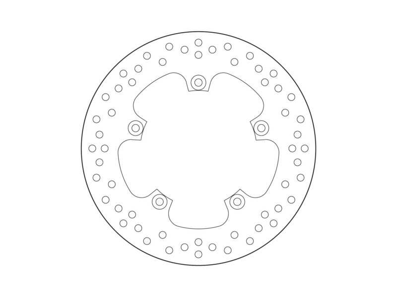 BREMBO Bremsscheibe für Motorräder 674926 Fest