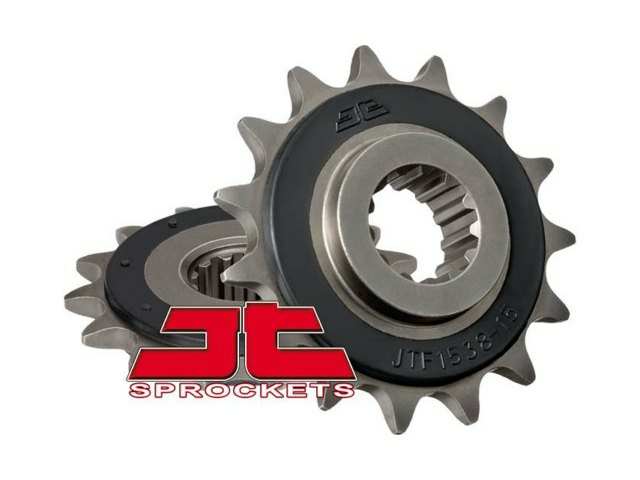 JT Sprocket 10223536 First for chain 520, tooth number: 15, steel, RB - OEM rubber bump