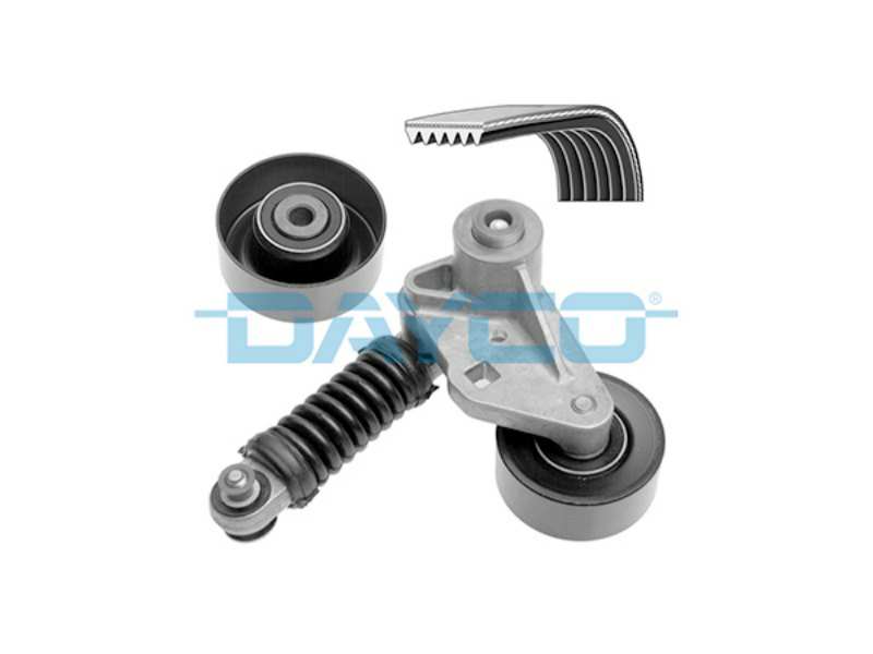 DAYCO Keilrippenriemensatz 10897759 Längsgurt, Spannwalze, Führungsrolle
Gewicht [kg]: 1,5