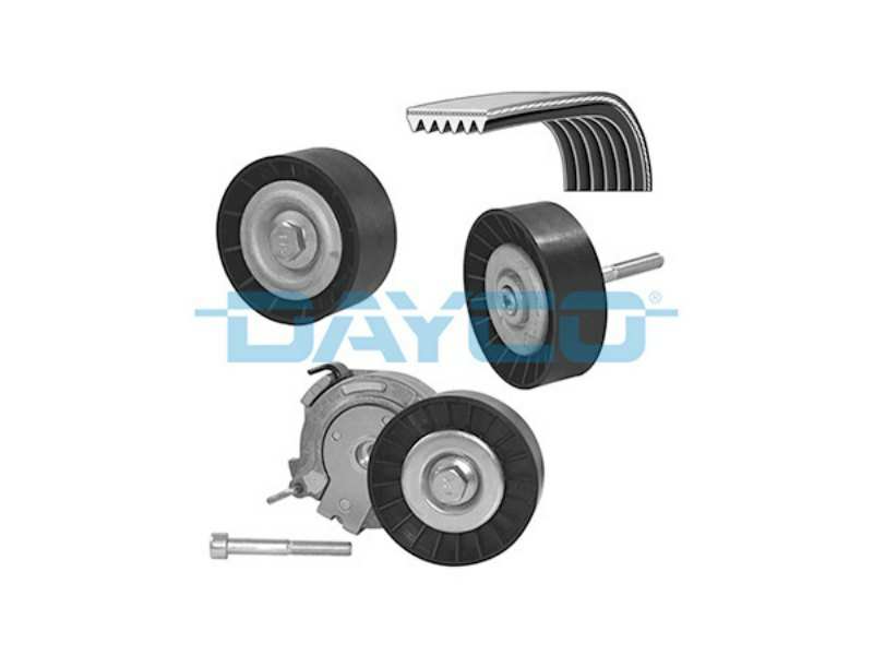 DAYCO Keilrippenriemensatz 10897667 Langstreiksgurt, Spannwalze, Führungsrolle (2x)
Gewicht [kg]: 1,5