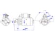 REMY Starter 10275648 Voltage [V]: 12, Rated Power [kW]: 2,8, Number of Teeth: 10, Number of mounting bores: 3, Number of thread bores: 0, Service exchange part: 1.