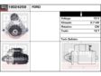 REMY Starter 10275648 Voltage [V]: 12, Rated Power [kW]: 2,8, Number of Teeth: 10, Number of mounting bores: 3, Number of thread bores: 0, Service exchange part: 7.