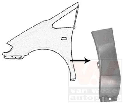 VAN WEZEL Einstiegblech 10359439 Einbauposition: vorne links, unten, Blechart: Seitenblech, Oberfläche: verzinkt, Reparaturblech: Reparaturblech