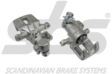 SBS Bremssattel 956883 Einbauposition: Hinterachse links, vor der Achse, Herstellereinschränkung: NISSIN, Kolbendurchmesser [mm]: 34, für Bremsscheibendicke [mm]: 9, Bremsscheibenart: voll, für Bremsscheibendurchmesser [mm]: 278, Material: Gusseisen 1.