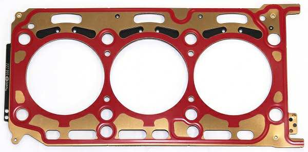 ELRING Cyilinder head gasket 66646 Fitting Position: Left, Thickness [mm]: 1,65, Installed thickness [mm]: 1,65, Number of Holes: 2, Piston protrusion from [mm]: 0,91, Piston protrusion to [mm]: 0,96, Diameter [mm]: 84,3, Gasket Design: Multilayer Steel (MLS), Number of layers: 5