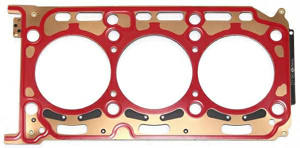 ELRING Cyilinder head gasket 66645 Fitting Position: Left, Thickness [mm]: 1,6, Installed thickness [mm]: 1,6, Number of Holes: 1, Piston protrusion from [mm]: 0,81, Piston protrusion to [mm]: 0,91, Diameter [mm]: 84,3, Gasket Design: Multilayer Steel (MLS), Number of layers: 5