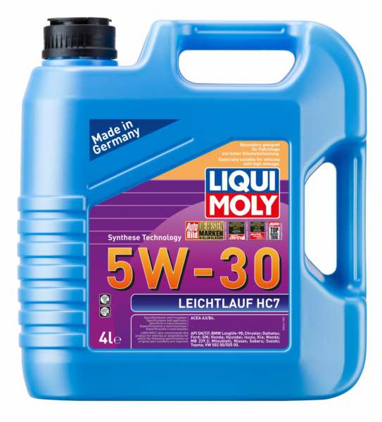 LIQUI-MOLY Motorenöl 604297 Länge [cm]: 99, Inhalt [Liter]: 4, Gebindeart: Kanister, Viskositätsklasse nach SAE: 5W-30, Spezifikation nach ACEA: A3/B4, Spezifikation nach API: SN, Öl-Herstellerempfehlung: BMW Longlife-98, Chrysler, Daihatsu, Ford, GM, Honda, Hyundai, Isuzu, Kia, Mazda, MB 229.3, Mitsubishi, Nissan, Opel GM-LL-A-025, Opel GM-LL-B-025, Renault RN 0700, Renault RN 0710, Subaru, Suzuki, Toyota, VW 502 00, VW 505 00 
Inhalt [Liter]: 4, Gebindeart: Kanister, Viskositätsklasse nach SAE: 5W-30, Spezifikation nach