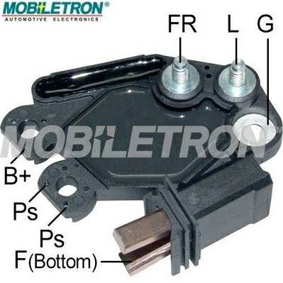 MOBILETRON Generator Regulator 10391359 Spannung [V]: 14,5, Steckerausführung-ID: D+/DF, Anzahl der Befestigungsbohrungen: 3