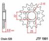 JT Kettenrad 10415297 Zuerst für Chain 520, Zahnnummer: 13, Stahl 2.