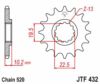 JT Sprocket 10415302 First for chain 520, tooth number: 13, steel 2.