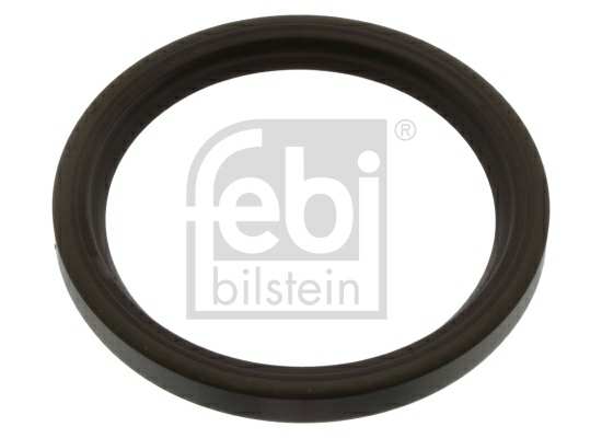 SWAG/FEBI Transmission gear seal 877489 Thickness [mm]: 10, Inner Diameter [mm]: 85, Outer Diameter [mm]: 105, Material: FPM (fluoride rubber), Supplementary Article/Supplementary Info: with sealing lip, Observe dimensions: