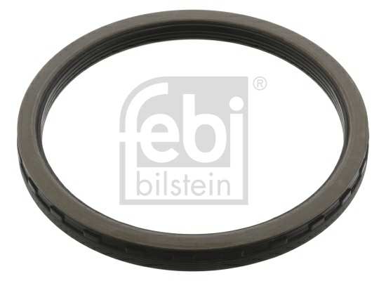 SWAG/FEBI Wheel hub seal 877434 Thickness [mm]: 15, Inner Diameter [mm]: 155, Outer Diameter [mm]: 180, Material: NBR (nitrile butadiene rubber), Fitting Position: Rear Axle Left, Rear Axle Right