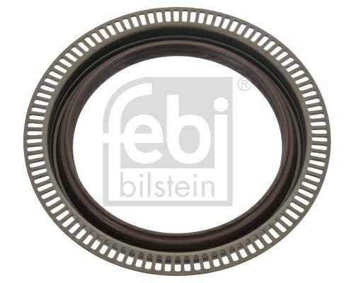 SWAG/FEBI Wheel hub seal 877372 Width [mm]: 9, 20, Inner Diameter [mm]: 145, Outer Diameter [mm]: 175, 205, Colour: brown, Material: FPM (fluoride rubber), Fitting Position: Rear Axle Left, Rear Axle Right, Supplementary Article/Info 2: with ABS sensor ring