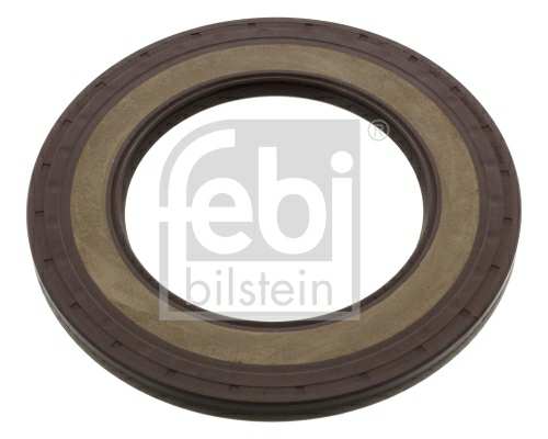 SWAG/FEBI Transmission gear seal 877516 Thickness [mm]: 10, Inner Diameter [mm]: 90, Outer Diameter [mm]: 145, Material: FPM (fluoride rubber), Fitting Position: Outlet