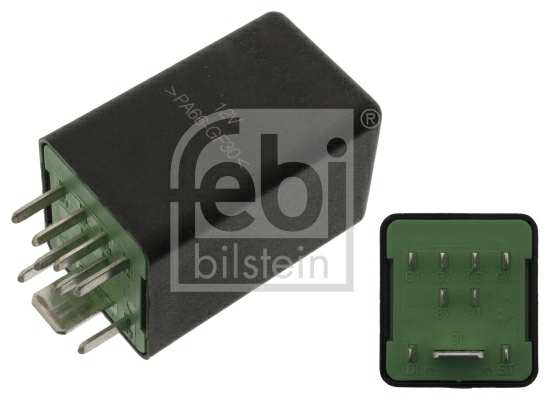 SWAG/FEBI Glow plug controller 877199 Relay Number: 457, Number of connectors: 9
