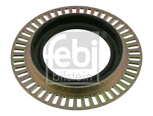 SWAG/FEBI Wheel hub seal 877439 Inner Diameter [mm]: 51,5, Outer Diameter [mm]: 100, Material: NBR (nitrile butadiene rubber), Fitting Position: Front Axle Left, Front Axle Right, Supplementary Article/Info 2: with ABS sensor ring