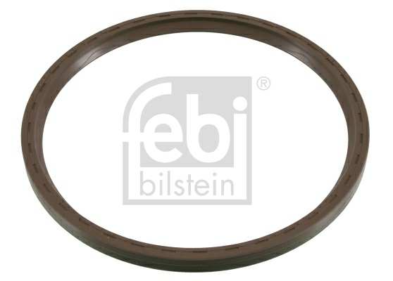 SWAG/FEBI Wheel hub seal 877430 Thickness [mm]: 12, Inner Diameter [mm]: 180, Outer Diameter [mm]: 200, Colour: brown, Material: FPM (fluoride rubber), Fitting Position: Rear Axle Left, Rear Axle Right