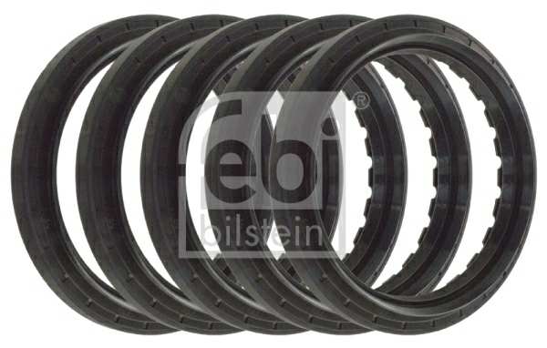 SWAG/FEBI Wheel hub seal 877378 Thickness [mm]: 12, Inner Diameter [mm]: 110, Outer Diameter [mm]: 140, Material: NBR (nitrile butadiene rubber), Fitting Position: Front Axle Left, Front Axle Right