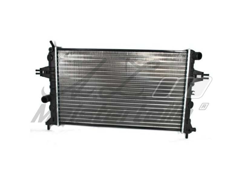 A.Z. MEISTERTEILE Radiator 10401618 Radiator type: Mechanically jointed cooling fins, Core Length [mm]: 607, Core Width [mm]: 370, Core Depth [mm]: 42, Water Tank Material (radiator): Plastic, Vehicle Equipment: for vehicles with air conditioning, Transmission Type: Manual Transmission