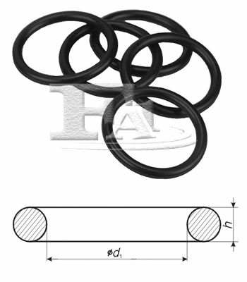 FA1 O-ring 571722 Innendurchmesser [mm]: 29,00, Außendurchmesser [mm]: 36,00, Dicke/Stärke [mm]: 3,50, Material: NBR (Nitril-Butadien-Kautschuk), Form: O-Ring