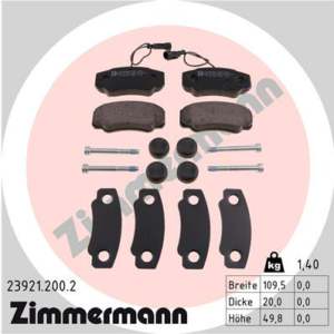 ZIMMERMANN Brake pad for disc brake (cargo)