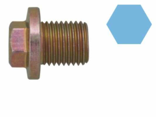 CORTECO Verschlußschraube, Ölwanne 10460731 Länge [mm]: 24, Gewindemaß: M 14 x 1,50 x 15, Schlüsselweite: 13, Ergänzungsartikel/Ergänzende Info 2: mit Dichtring, Gebindeart: Blisterpack 1.