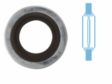 CORTECO Oil sump 10460727 Length [mm]: 17, Thread Size: M 14 x 1,25 x 12,5, Spanner Size: 21, Supplementary Article/Info 2: with seal ring, Packing Type: Blister Pack 3.