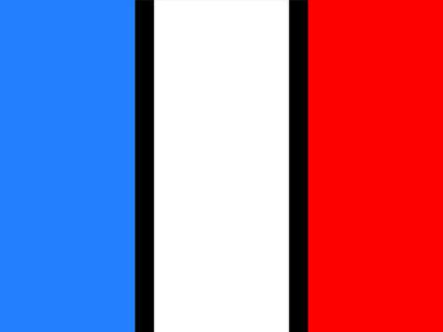 LAMPA Bunting lamp 581933 Décor lamp, LED flag logo in French colors, 12 x 9cm, 24V, waterproof. 1.