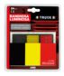 LAMPA Bunting lamp 581935 Décor lamp, LED flag logo in Belgian colors, 12 x 9cm, 24V, waterproof. 2.