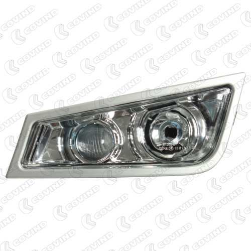 COVIND Nebelscheinwerfer 576702 Einbauseite: links, Lampenart: H3/H3, Gehäusefarbe: chrom, Gewicht [kg]: 1,465 1.