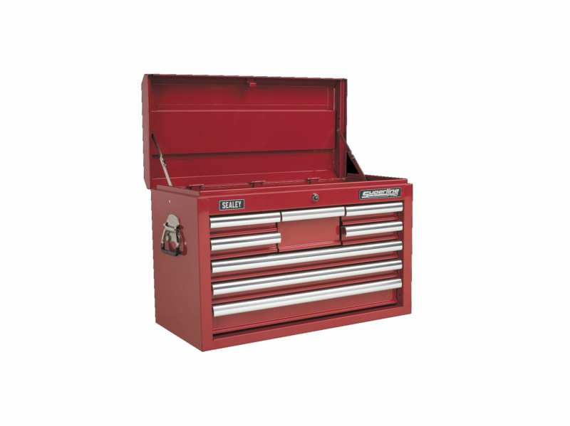 SEALEY Werkzeugschrank 10549673 8 Schubladen (Schwerlast), leer, rot, Größe: 660 x 315 x 430 mm