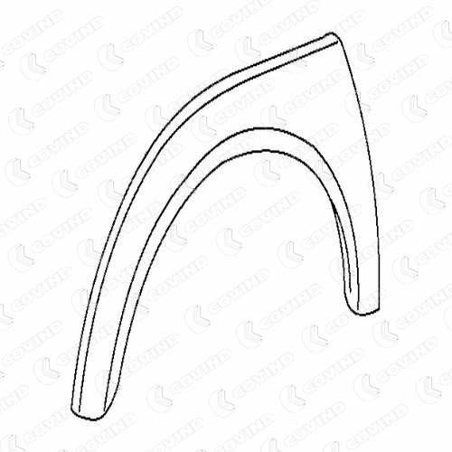 COVIND Einstiegblech 455699 Einbauseite: vorne links, Gewicht [kg]: 1,400