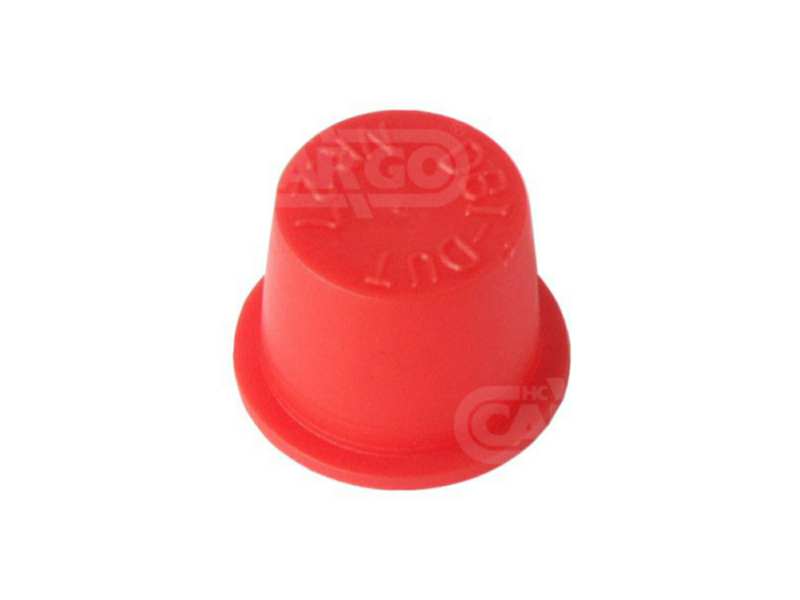 HC-CARGO Verbindungsdeckel 10575147 ID/Kegel MM: 14/15,5, OD/Kegel MM: 14.9/16,8, rot, Typ: 27, Höhe MM: 12,8, 100 PCs/Pack