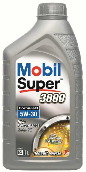 MOBIL Motor oil 10586690 Mobile Super 3000 Formula R 5W30 1L (synthetic)
Capacity [litre]: 1, Packing Type: Bottle, SAE viscosity class: 5W-30, ACEA specification: C4, Manufacturer Approval: MB-Approval 226.51, RN0720, Oil manufacturer recommendation: ACEA C4, Fiat 9.55535-S4, Customs tariff number: 27101981
Cannot be taken back for quality assurance reasons!