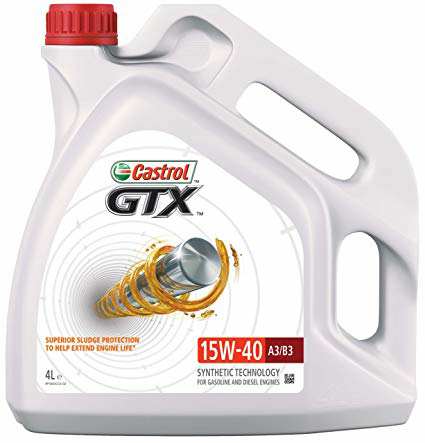 CASTROL Motor oil 741181 GTX 15W-40 A3/B3, 4L, semi-synthetic
Cannot be taken back for quality assurance reasons! 1.