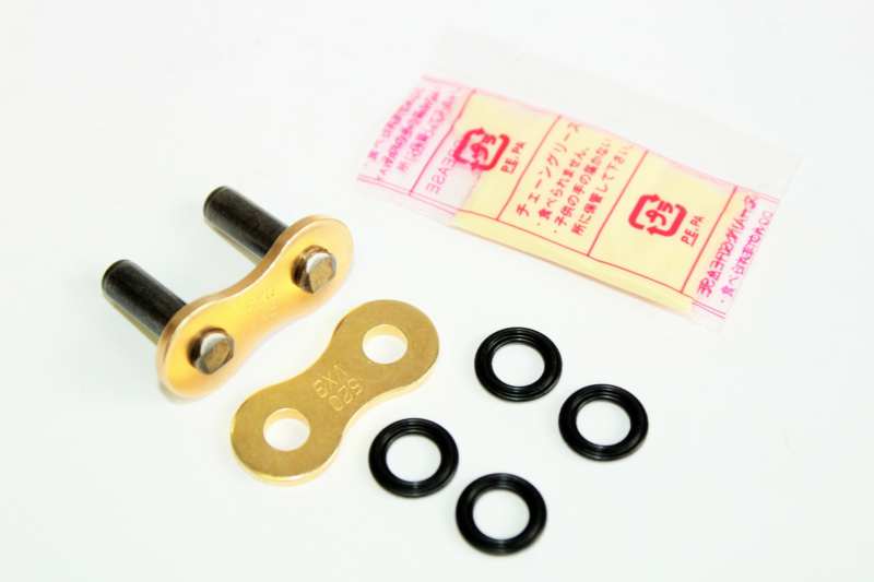 DID Drive chain locking unit 10426101 PRO-STREET X-RING VX, Street/Supersport/Adventure/Rally/Enduro/ATV, gold/black