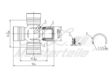 A.Z. MEISTERTEILE Kreuzgelenk 10591105 D: 32 mm. L: 61 mm. Seeger-Ring Dicke: 1.5 mm. mit Schmiernippel
Länge [mm]: 95, Einbaudurchmesser [mm]: 32, Länge 1 [mm]: 61 3.