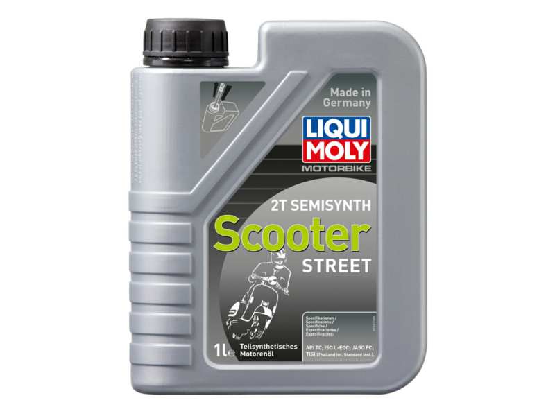 LIQUI-MOLY Motorenöl (Motorrad) 910719 Länge [cm]: 58, Inhalt [Liter]: 1, Gebindeart: Kanister, DIN/ISO: ISO L-EGC, Spezifikation nach API: TC, Spezifikation nach JASO: FC, Herstellerfreigabe: TISI 
Inhalt [Liter]: 1, Gebindeart: Kanister, Spezifikation nach API: TC, DIN/ISO: ISO L-EGC, Spezifikation nach JASO: FC, Herstellerfreigabe: TISI
Kann aus Gründen der Qualitätssicherung nicht zurückgenommen werden!