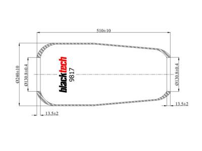 BLACKTECH Air spring rubber unit