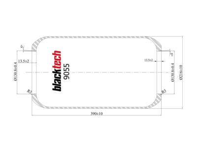 BLACKTECH Air spring rubber unit