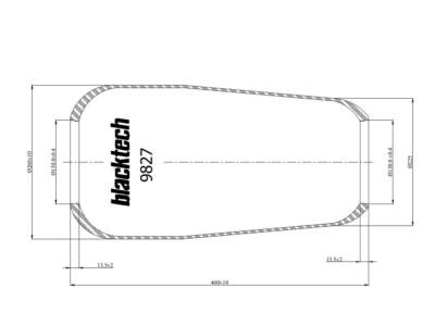 BLACKTECH Gummielement Luftfeder