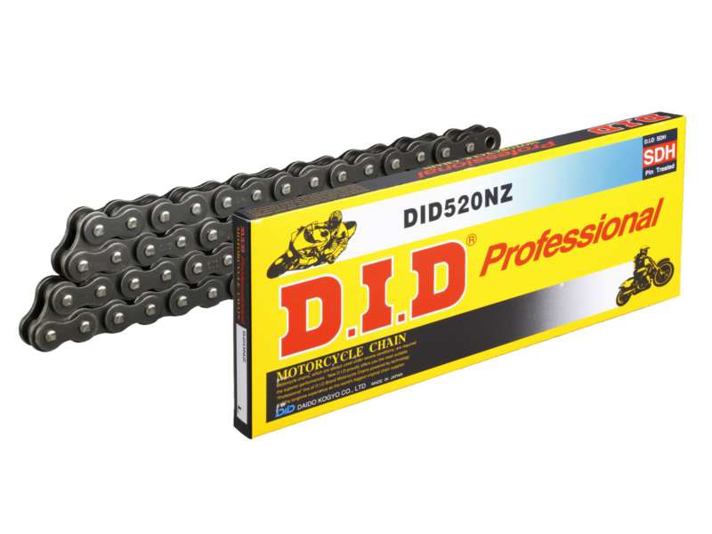 DID Drive chain 373968 Super Non-O-Ring Nz, Supercross/Motocross, steel color