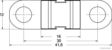 ELPARTS Fuse 10666434 Fuse Type: Bolt Type Fuse, MIDI Fuse, Current Strength [A]: 80, Voltage to [V]: 58, Bolt Distance [mm]: 30, Bolt O [mm]: 6, DIN/ISO: 8820-5, JASO D612, Colour: white 2.