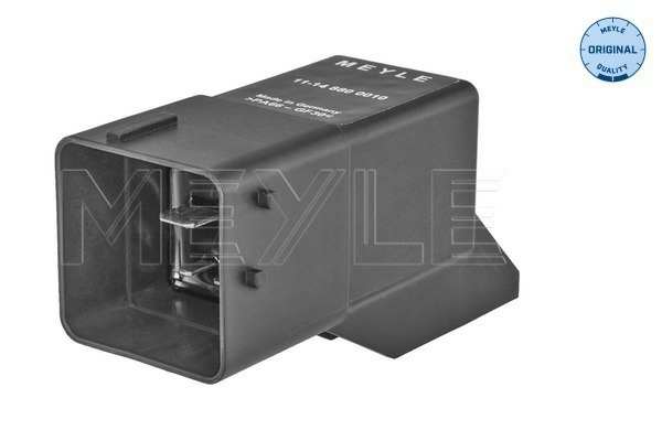 MEYLE Glow plug controller 10682981 Operating voltage [V]: 12, Number of Cylinders: 4, Length [mm]: 48, Width [mm]: 39, Height [mm]: 90, Number of pins: 8 1.