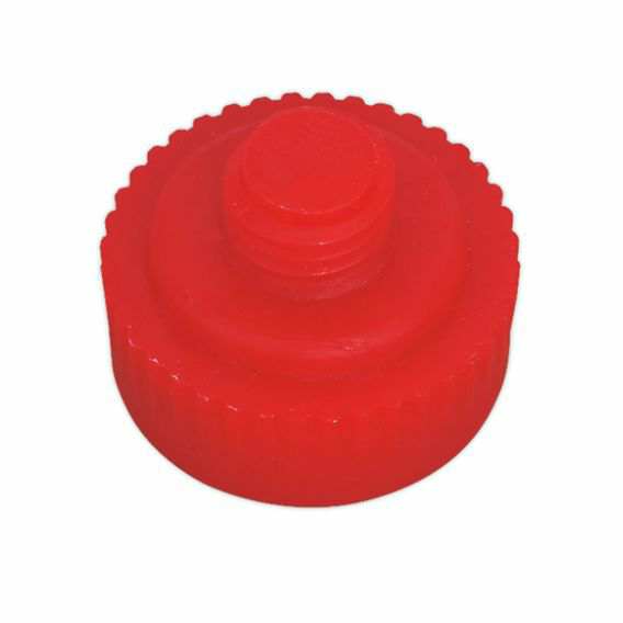 SEALEY Hammer spare heads 10736189 Medium insert for NFH15 Hammer, Color: Red