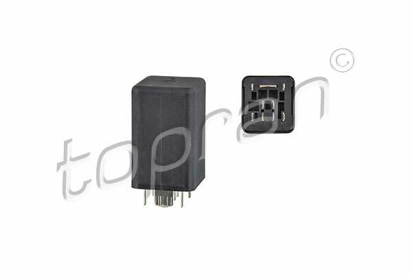 HANS-PRIES Glow plug controller 10735867 Rated Voltage [V]: 12, Number of pins: 9, Relay function: Pre-glow device