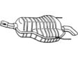 BOSAL Auspufftopf 550711 zusätzlich benötigte Artikel siehe Zubehörliste: 1.